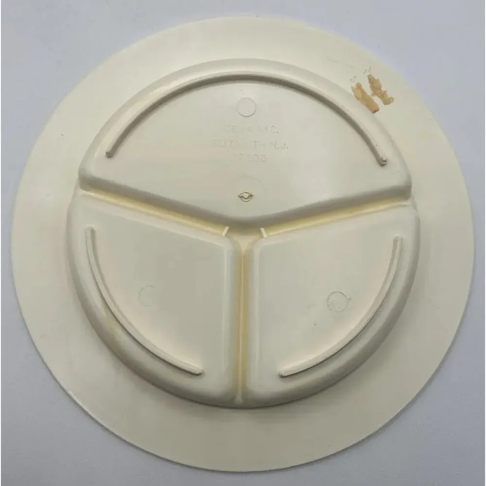 Vintage‎ 1980's Strawberry Shortcake Deka 3 Piece Plastic Dish Meal U115Set B